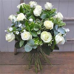Dozen  White Roses